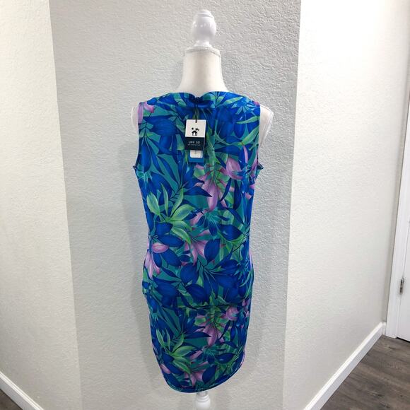 Caribbean Joe Tropical Tunic Dress - Picture 4 of 10